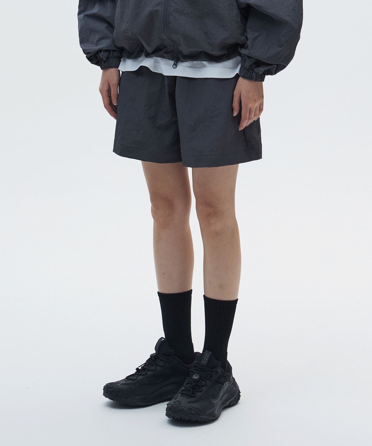 더트(DURT) TRAVEL RIPSTOP SHORTS (CHARCOAL)