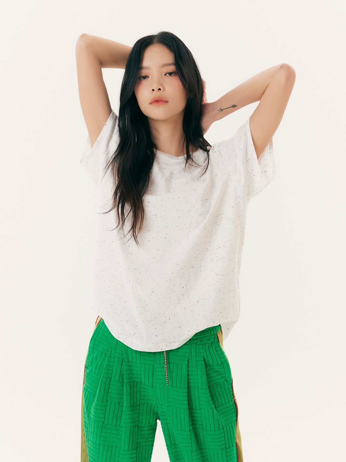 유가당(YUGADANG) Balloon sleeve T-shirt_Light gray