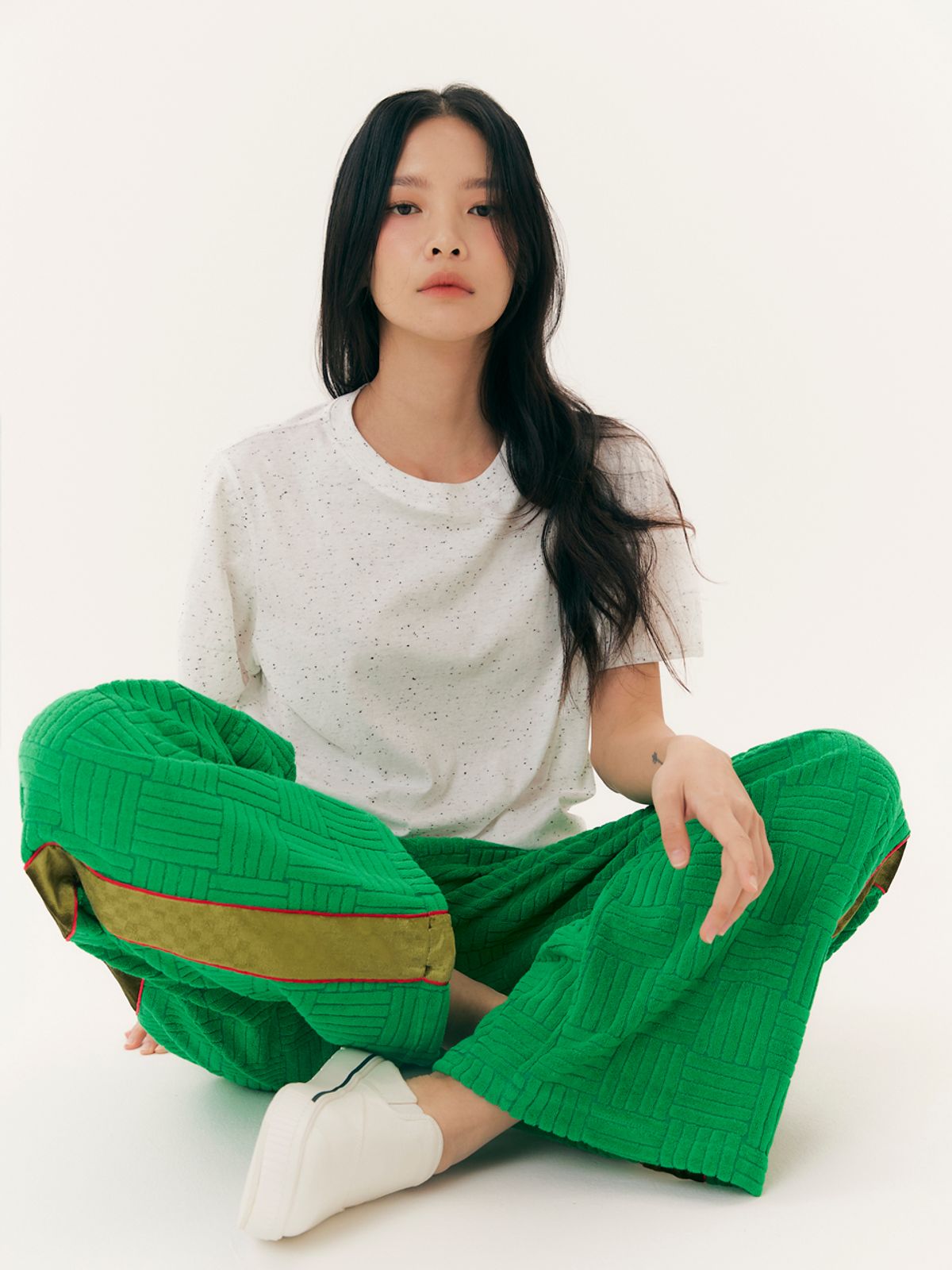 유가당(YUGADANG) Terry turtle pants_Field green