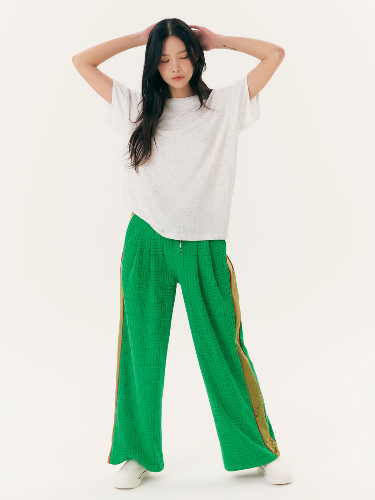 유가당(YUGADANG) Terry turtle pants_Field green
