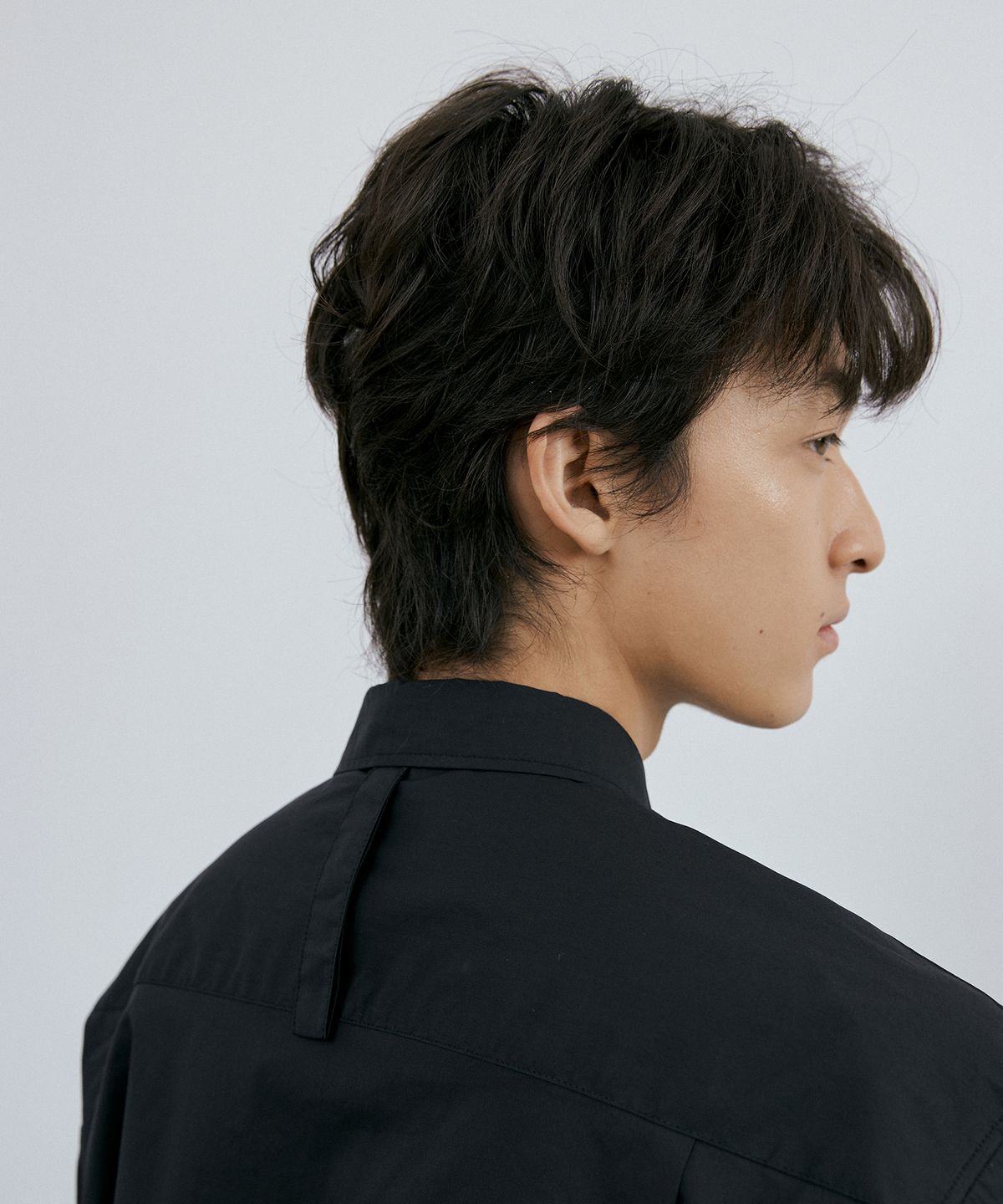 엔도어(ENDOOR) Typewriter ring 1/2 shirt (black)