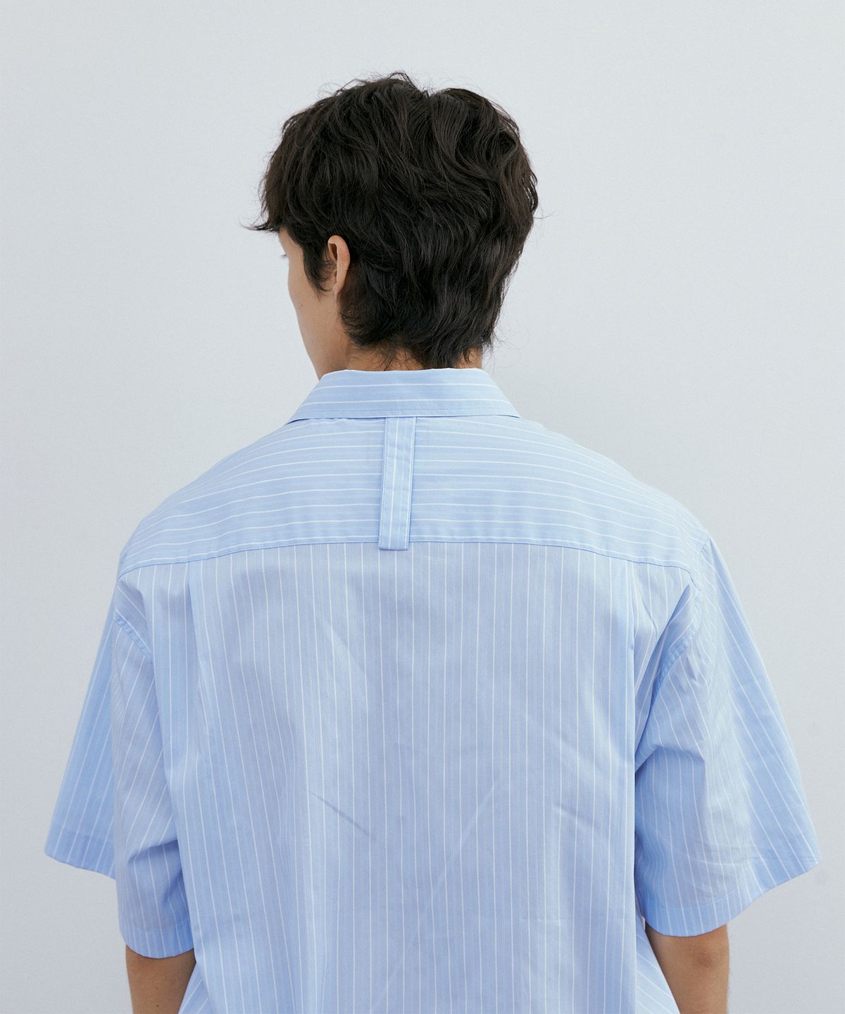 엔도어(ENDOOR) Stripe ring 1/2 shirt (blue stripe)