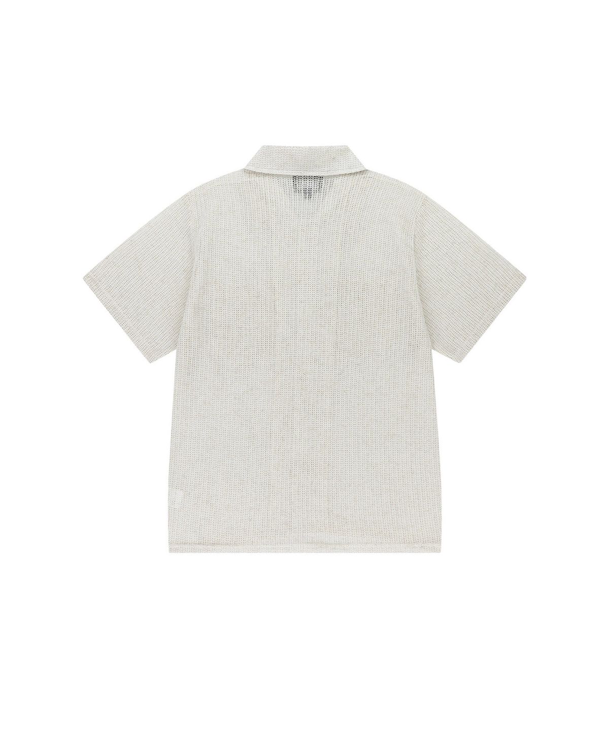엔도어(ENDOOR) Needle crochet 1/2 shirt (ivory bokashi)