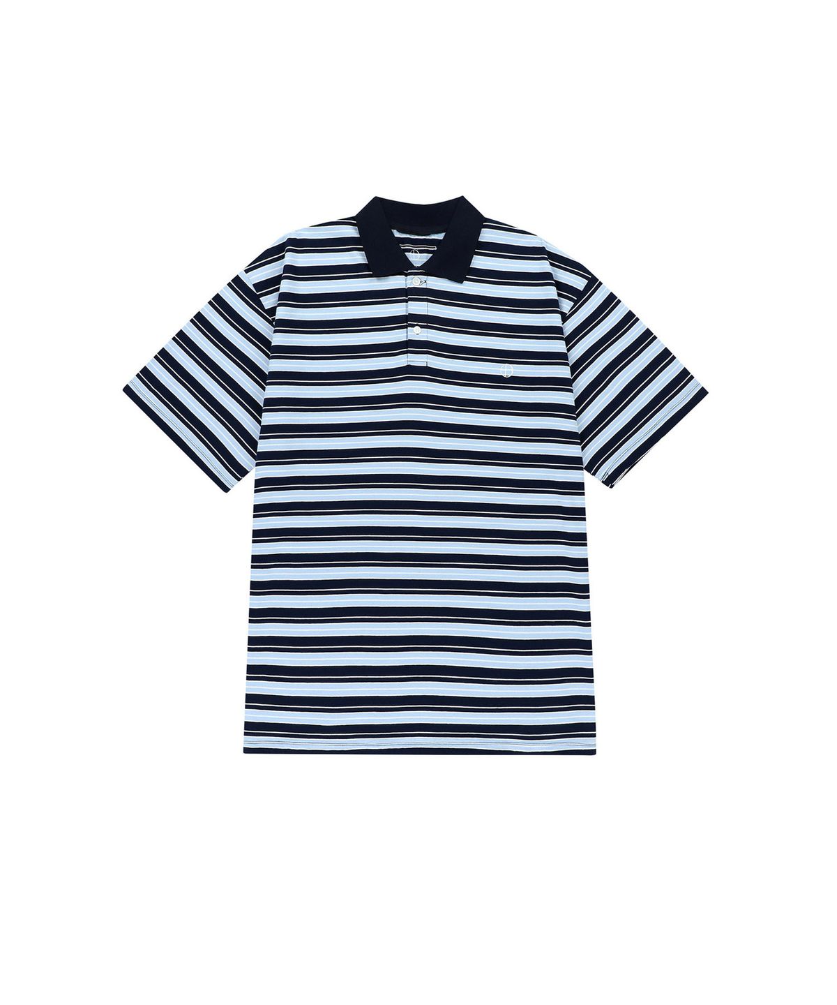 엔도어(ENDOOR) Washed stripe polo 1/2 shirt (navy stripe)