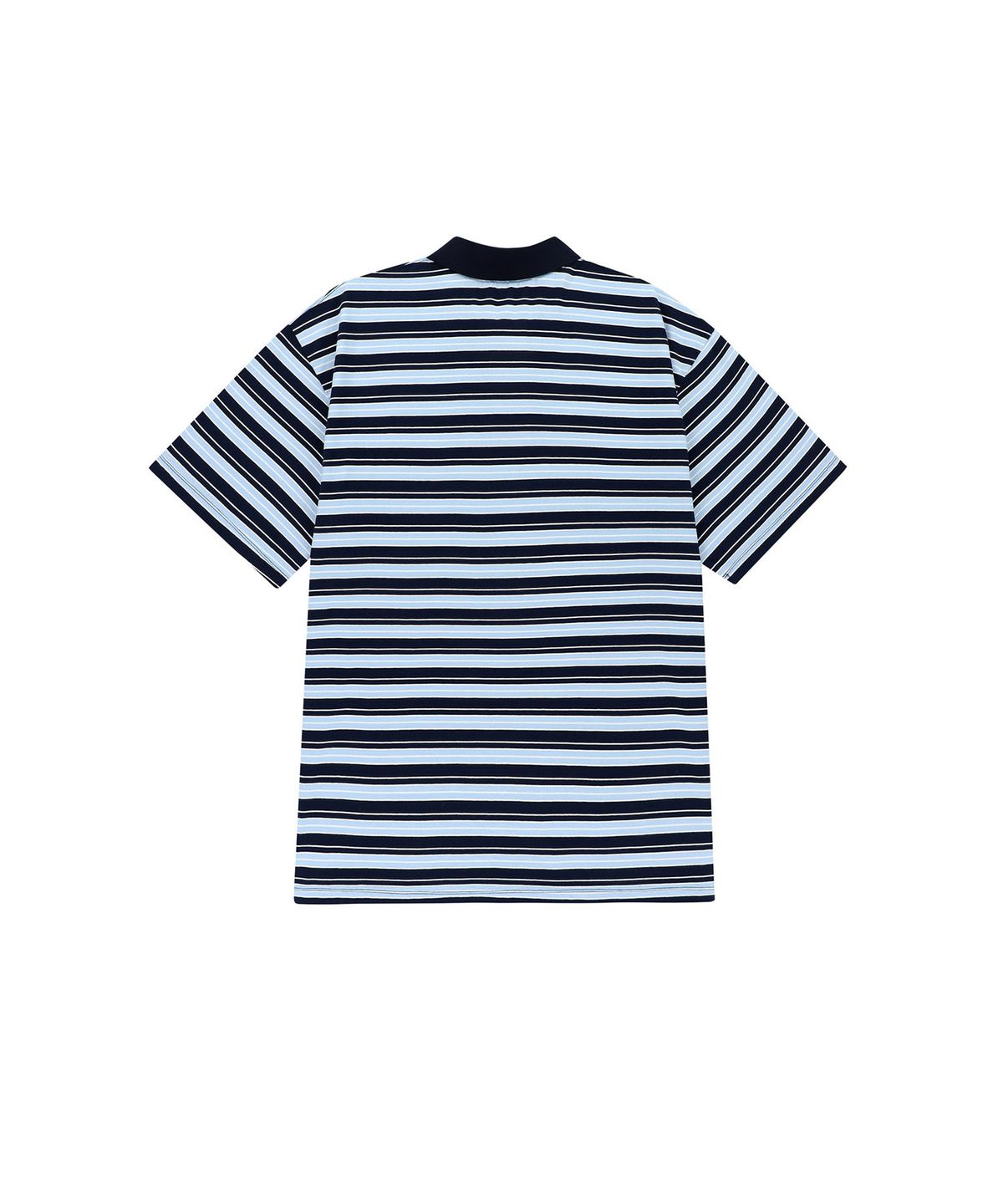엔도어(ENDOOR) Washed stripe polo 1/2 shirt (navy stripe)