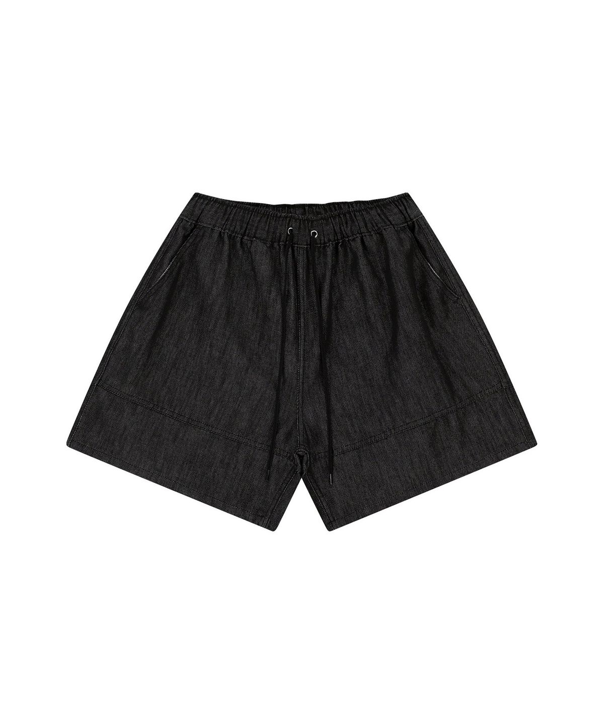 엔도어(ENDOOR) Cut washed denim shorts (black)