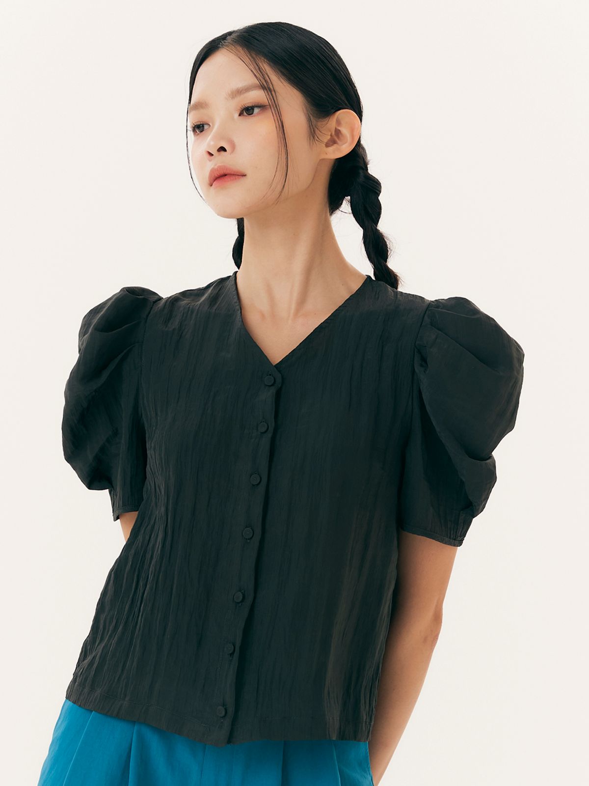 유가당(YUGADANG) Meok blouse_black