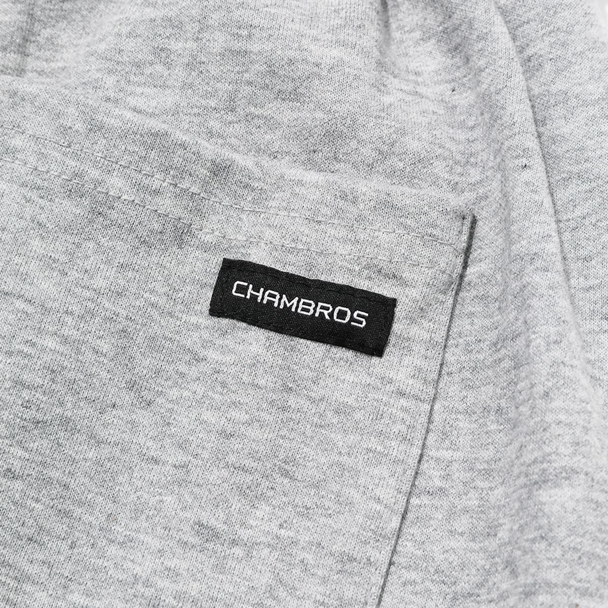 챔브로스(CHAMBROS) 카고 포켓 원턱 버뮤다 스웨트 반바지 [그레이]