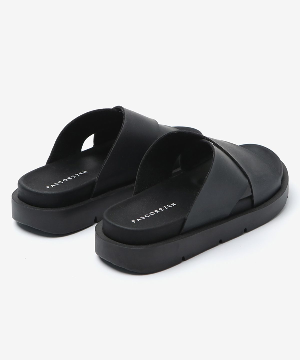 파스코로젠(PASCOROZEN) JC6605 덴버 크로스 슬리퍼 블랙