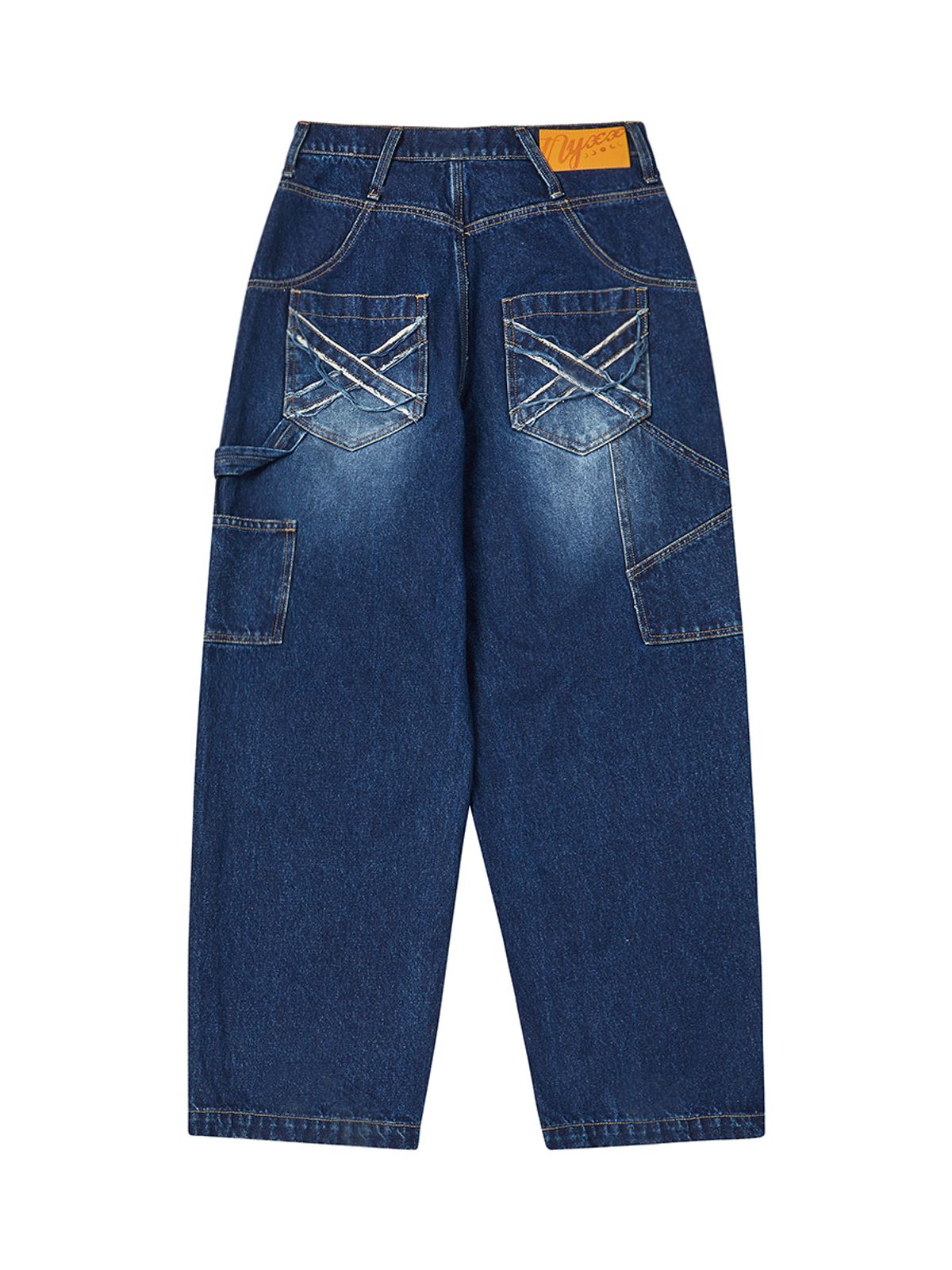 엔와이엑스엑스(NYXX) SLUB DENIM CARPENTER PANTS INDIGO BLUE