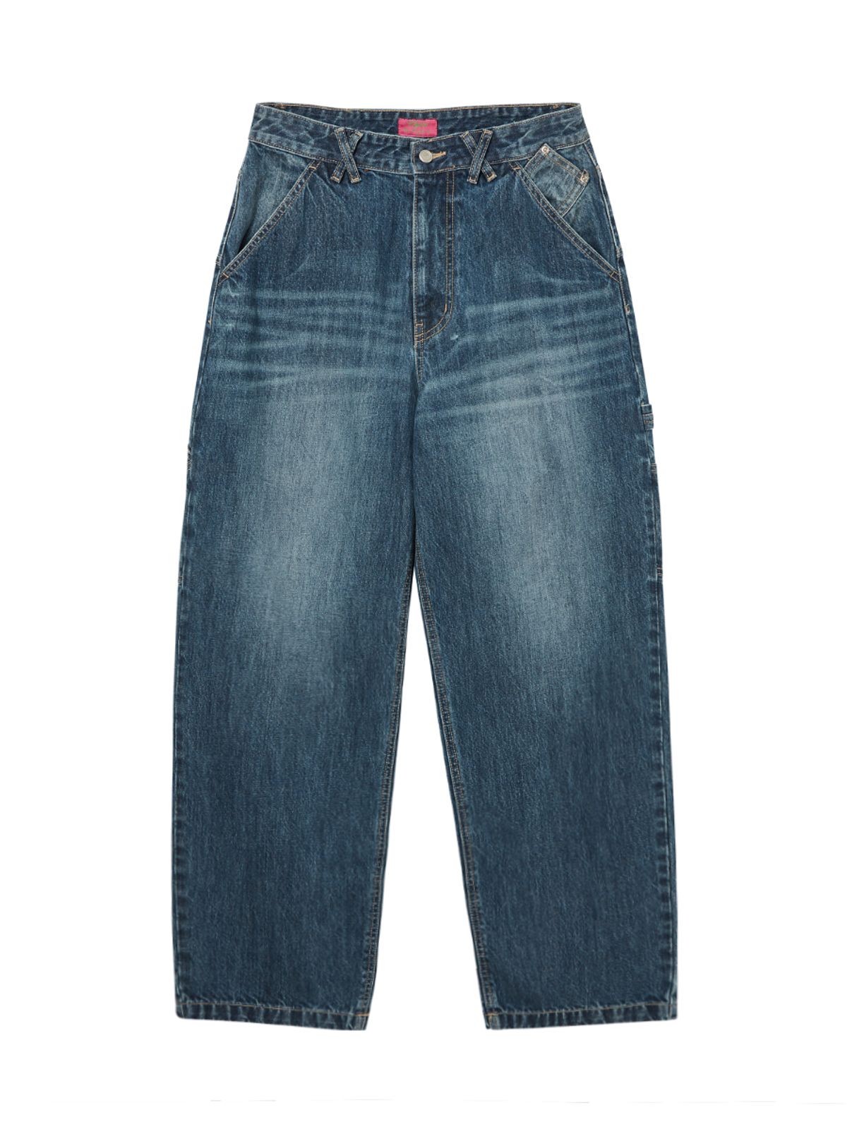 엔와이엑스엑스(NYXX) SLUB DENIM CARPENTER PANTS WASHED BLUE