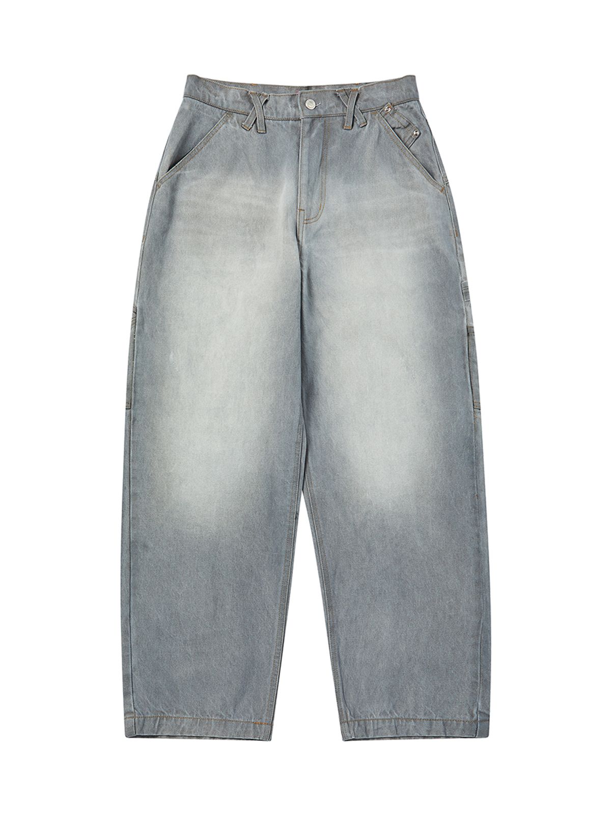 엔와이엑스엑스(NYXX) SLUB DENIM CARPENTER PANTS GRAY