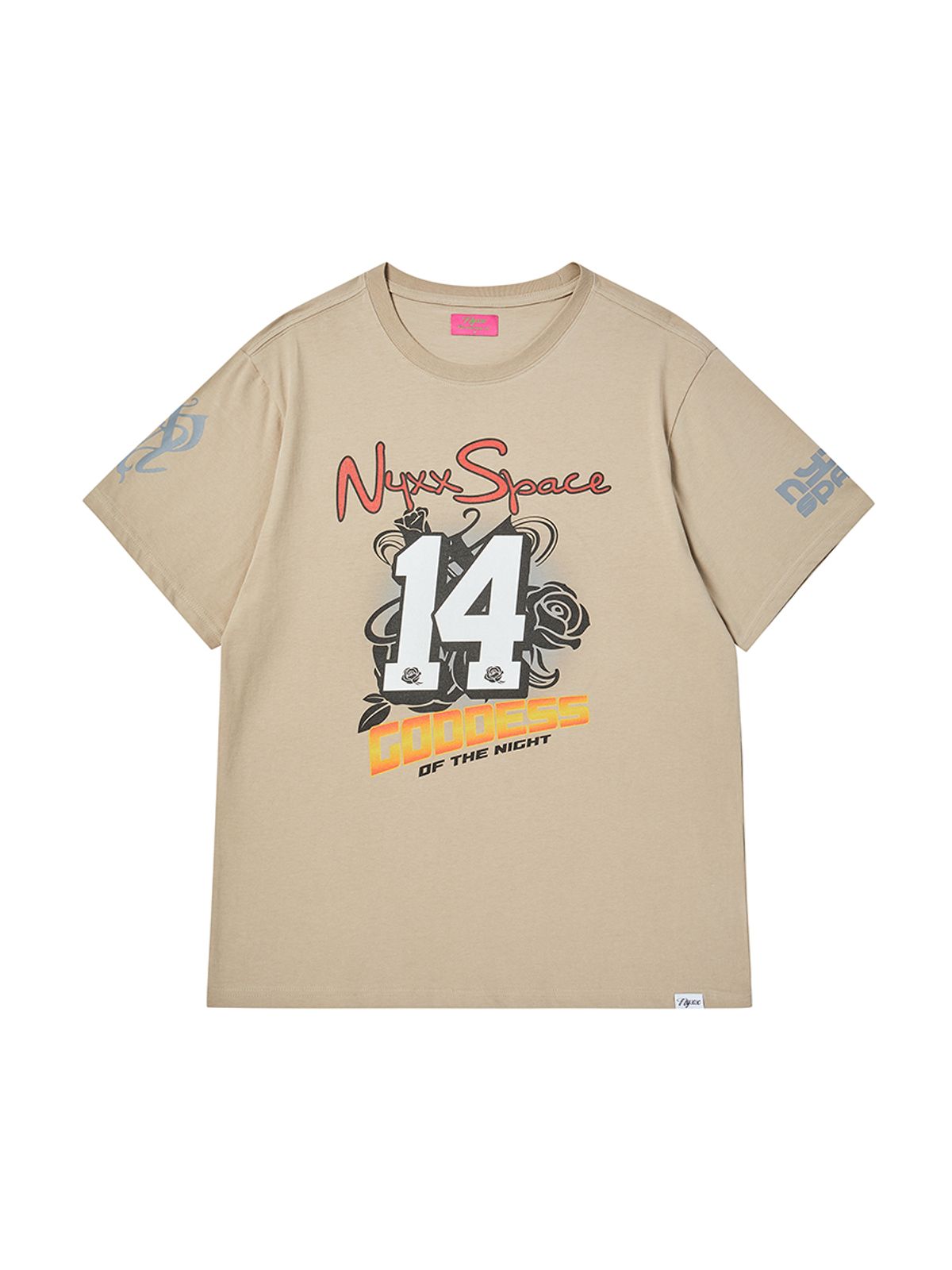 엔와이엑스엑스(NYXX) NIGHT FOG ROSE TEE BEIGE