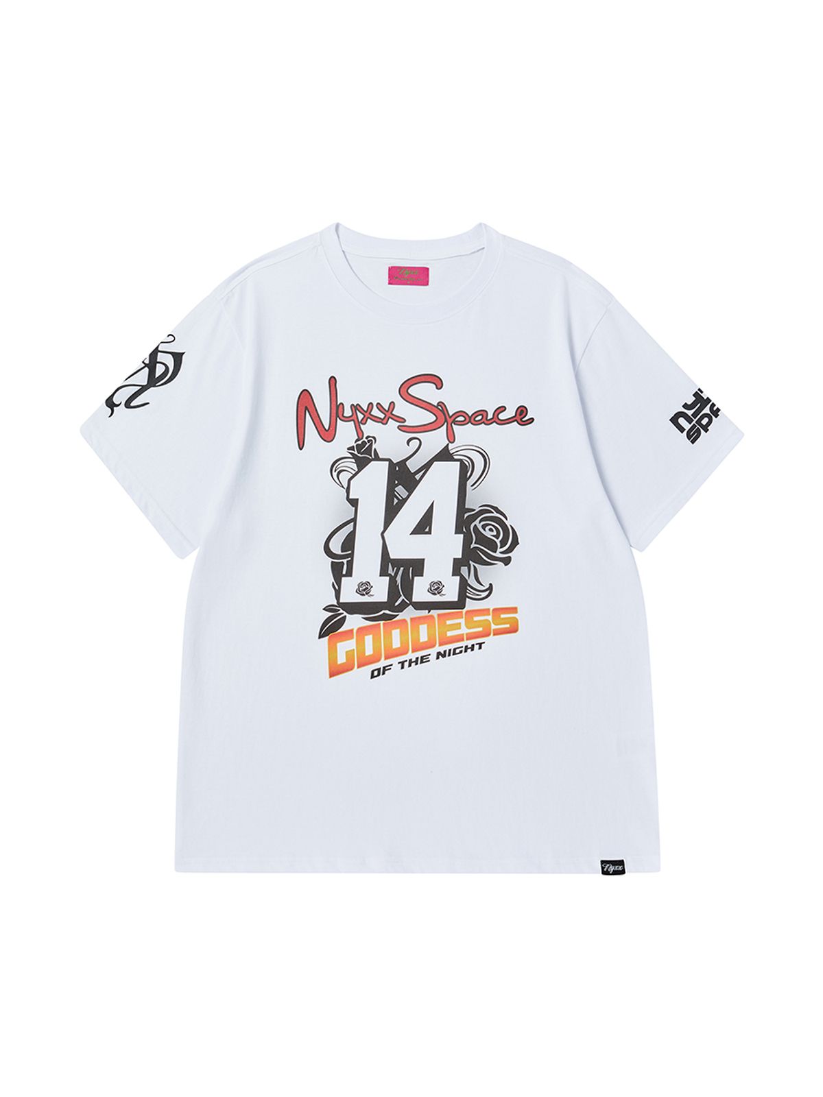 엔와이엑스엑스(NYXX) NIGHT FOG ROSE TEE WHITE