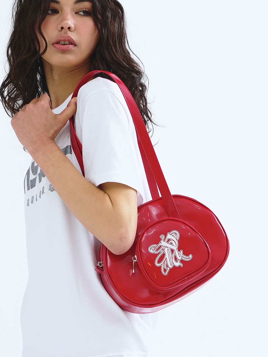 MUSINSA公式 | NYXX OVER POUCH TOTE BAG RED