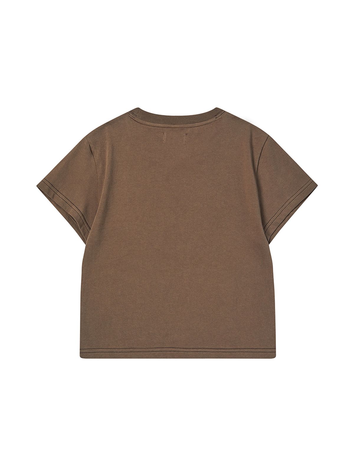 엔와이엑스엑스(NYXX) SLANT BIG LOGO TEE KHAKI