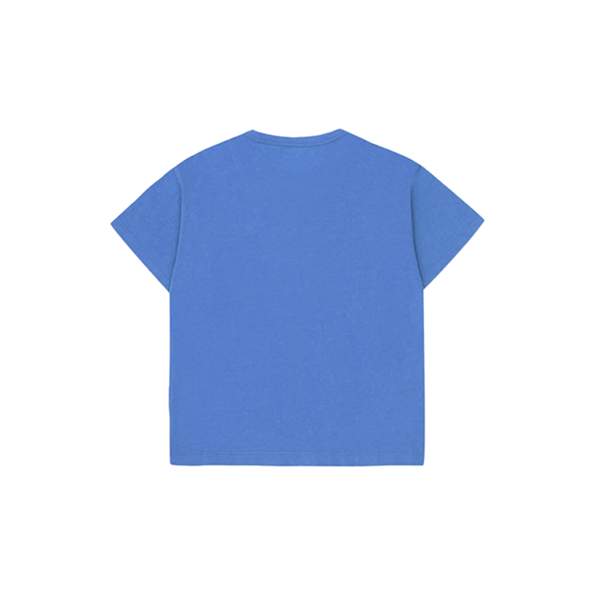 라메종드도도(LA MAISON DE DODO) Basic Dodo Short Sleeve T-Shirt with Squirrel Descending with Dandelion (Cornflower Blue)_반팔티