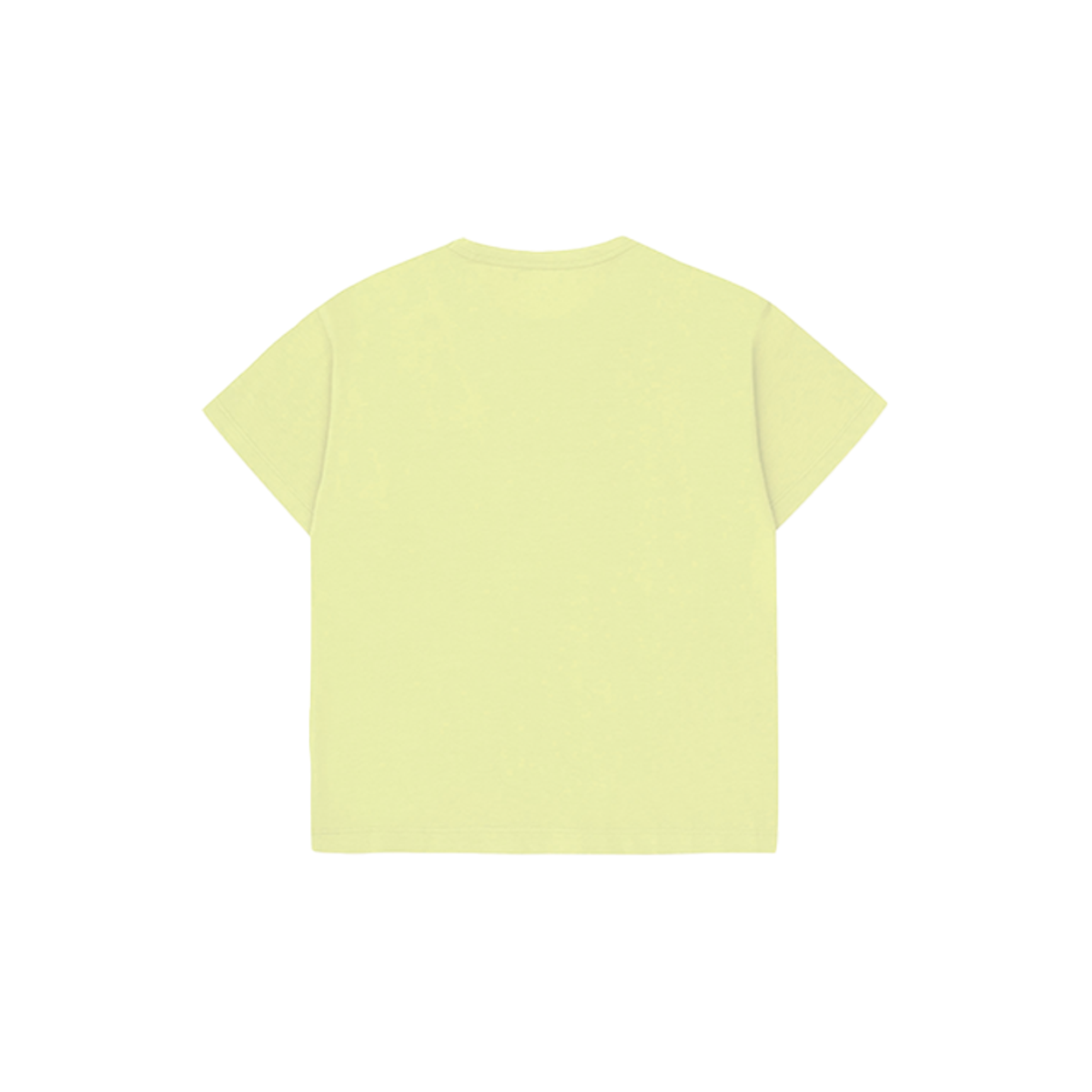 라메종드도도(LA MAISON DE DODO) Basic Dodo Short Sleeve T-Shirt with Color Changing Charmeleon (Lemon Yellow)_반팔티