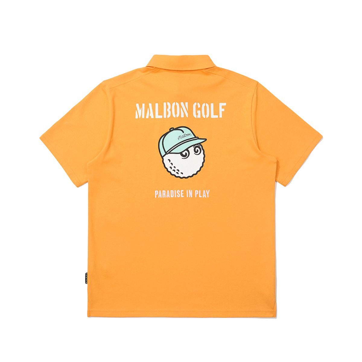 말본 골프(MALBON GOLF) 더블 사이드 버킷 카라 티셔츠 ORANGE (MAN)