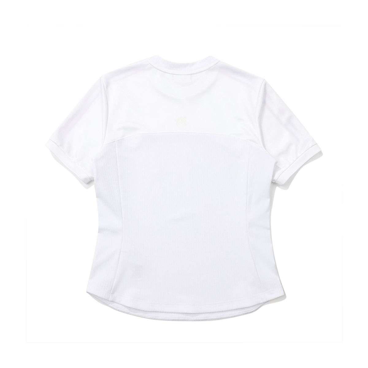 말본 골프(MALBON GOLF) 컬러 포인트 라운드 티셔츠 WHITE (WOMAN)