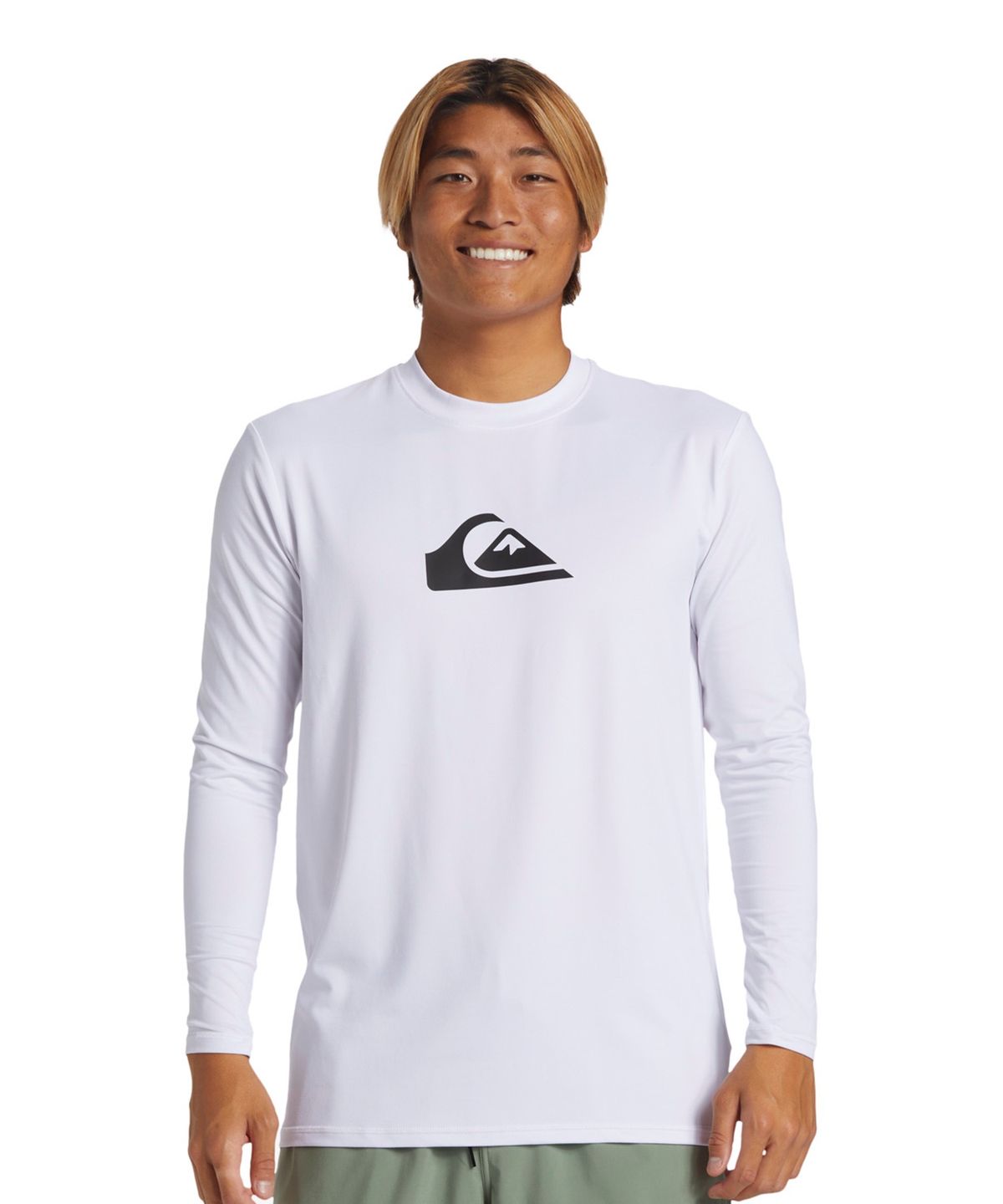 퀵실버(QUIKSILVER) 에브리데이 서프 래쉬가드 WHW QE21RS078WHW