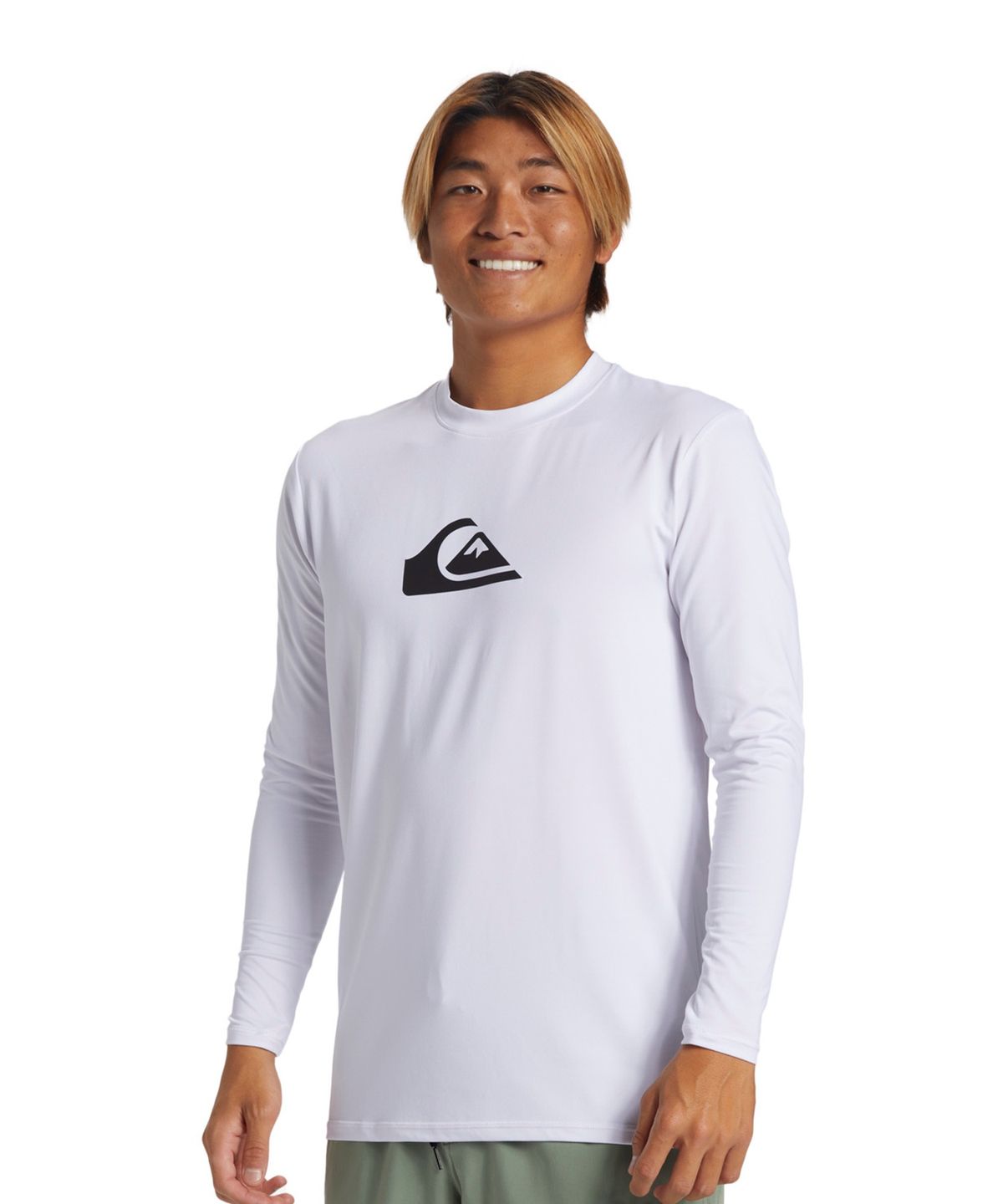 퀵실버(QUIKSILVER) 에브리데이 서프 래쉬가드 WHW QE21RS078WHW