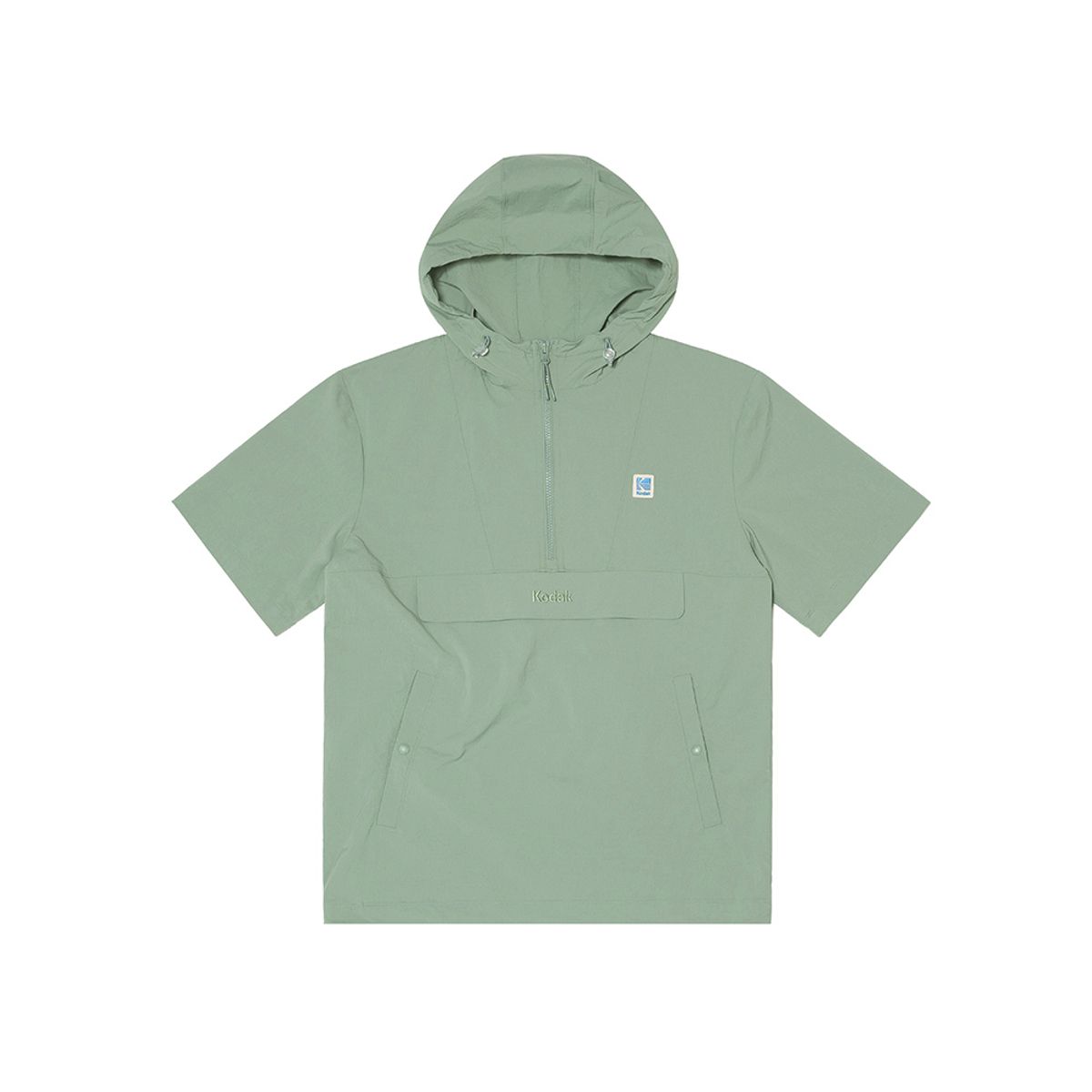 코닥(KODAK) 크로마 브리즈 반팔 후드 아노락 KHAKI