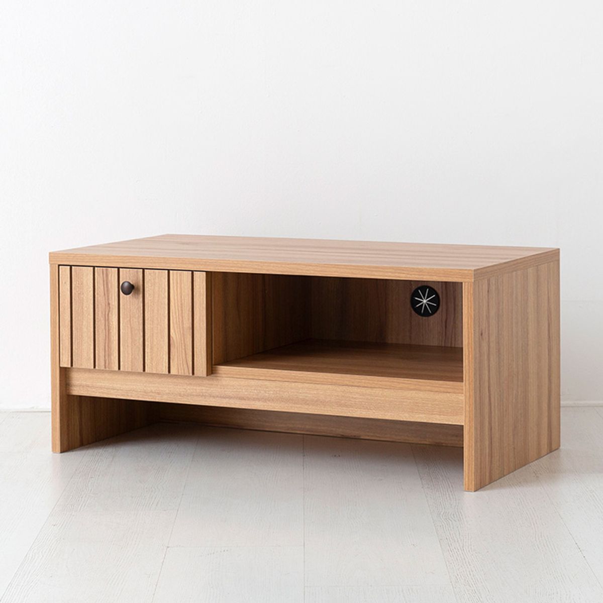 마켓비(MARKETB) 폴라보 TV거실장 좁은 1서랍 TFM3580L