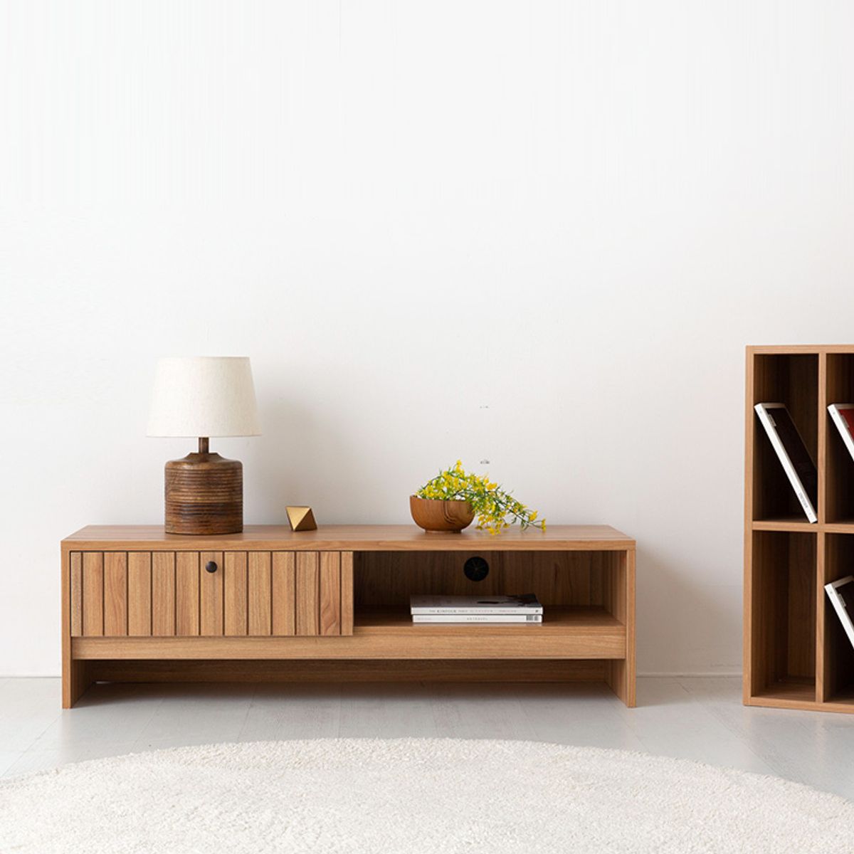 마켓비(MARKETB) 폴라보 TV거실장 넓은 1서랍 TFM35120L