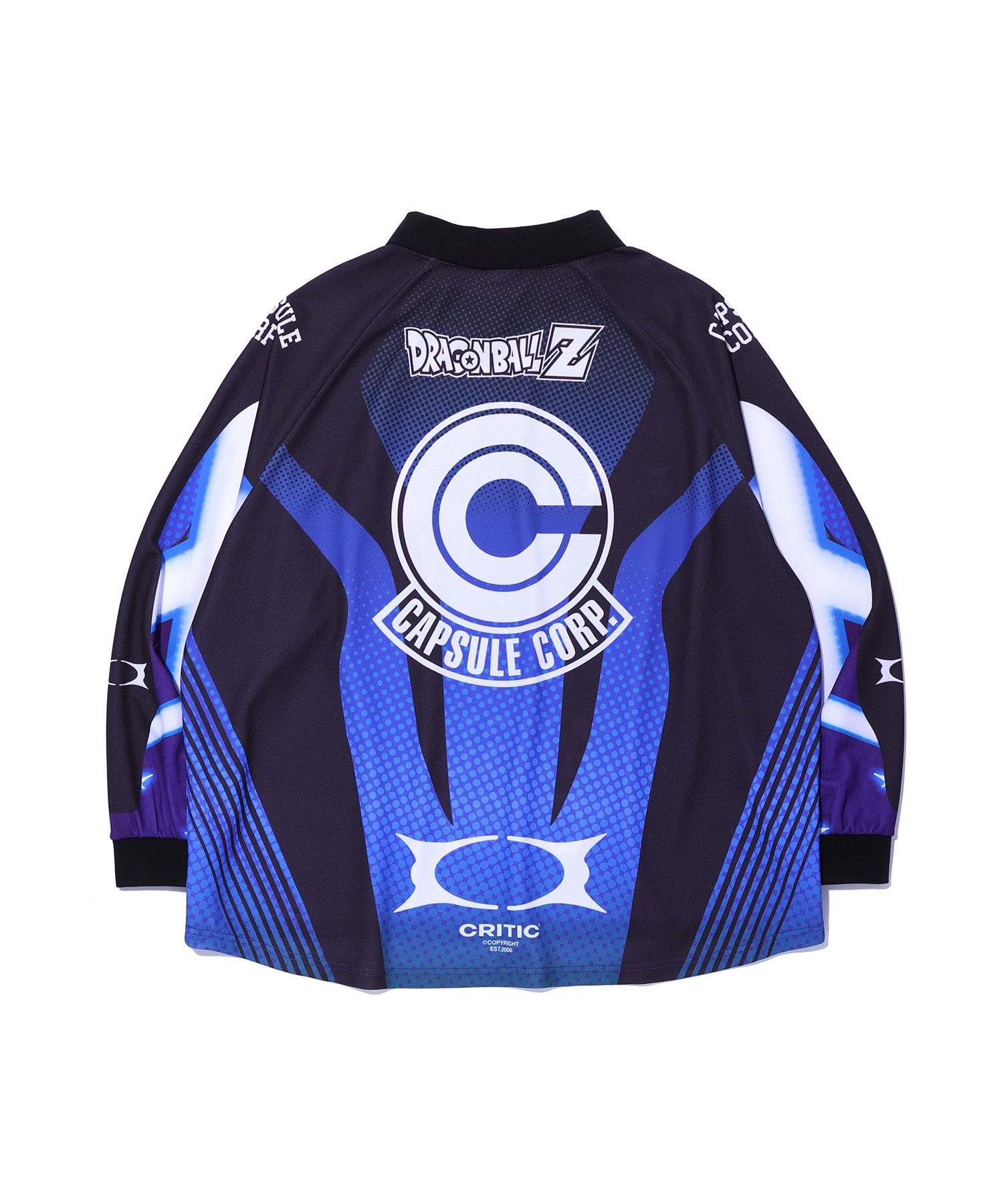 ◆CRITIC X DRAGON BALL Z CAPSULE CORP JERSEY◆ MUSINSA | CRITIC CRITIC x DRAGON BALL Z CAPSULE CORP JERSEY BLUE