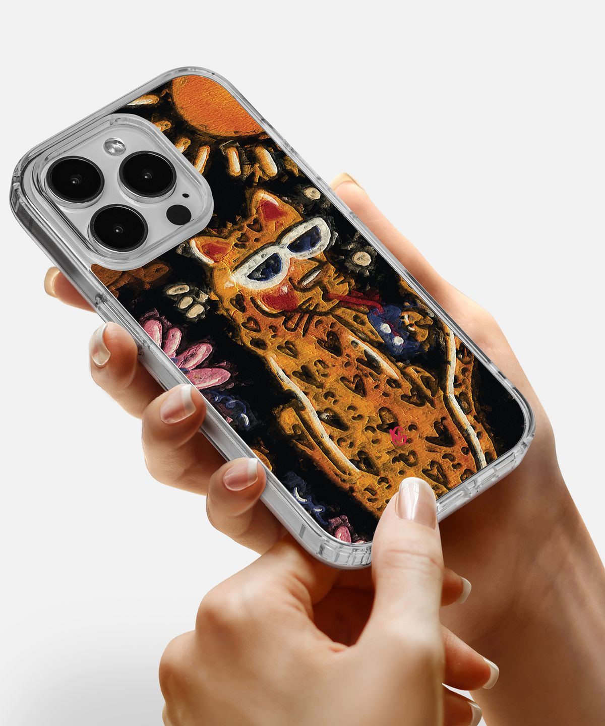 기키(GEEKY) [맥세이프/투명] Leopard Resting in the Jungle