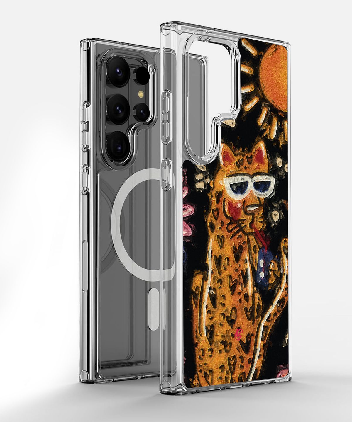 기키(GEEKY) [맥세이프/투명] Leopard Resting in the Jungle