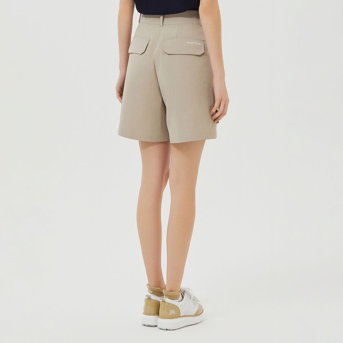 마틴골프(MARTINE GOLF) Big Pocket Half Pants_Beige