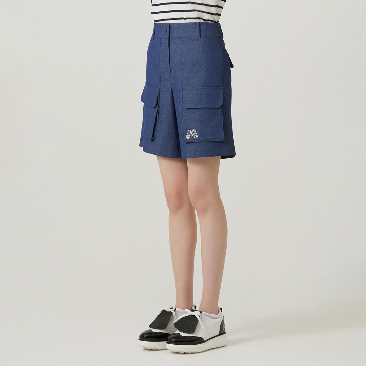 마틴골프(MARTINE GOLF) Big Pocket Half Pants_Navy