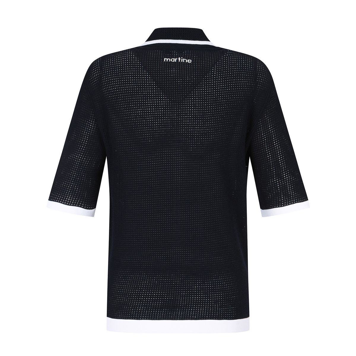 마틴골프(MARTINE GOLF) Mesh Pullover Knit_Navy