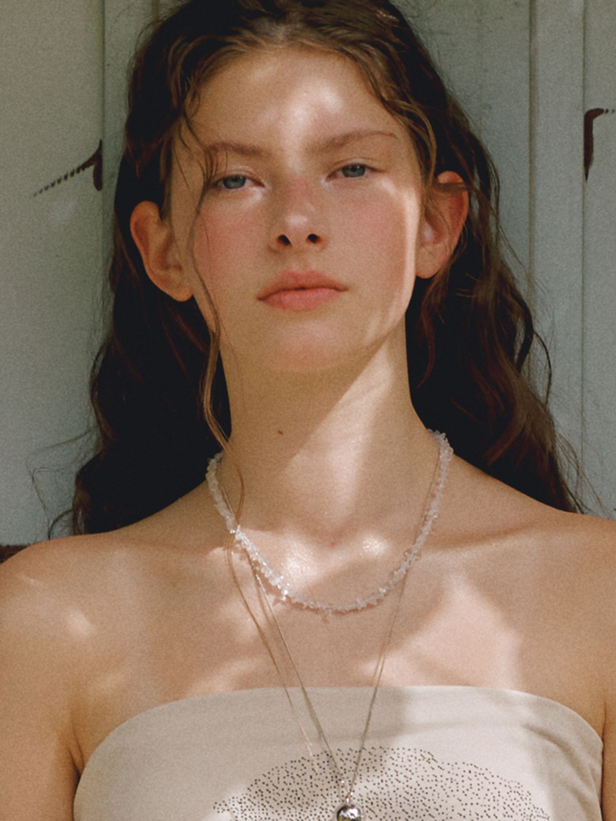 빈티지헐리우드(VINTAGE HOLLYWOOD) Bumpy Beads Necklace_VH2435NE002M