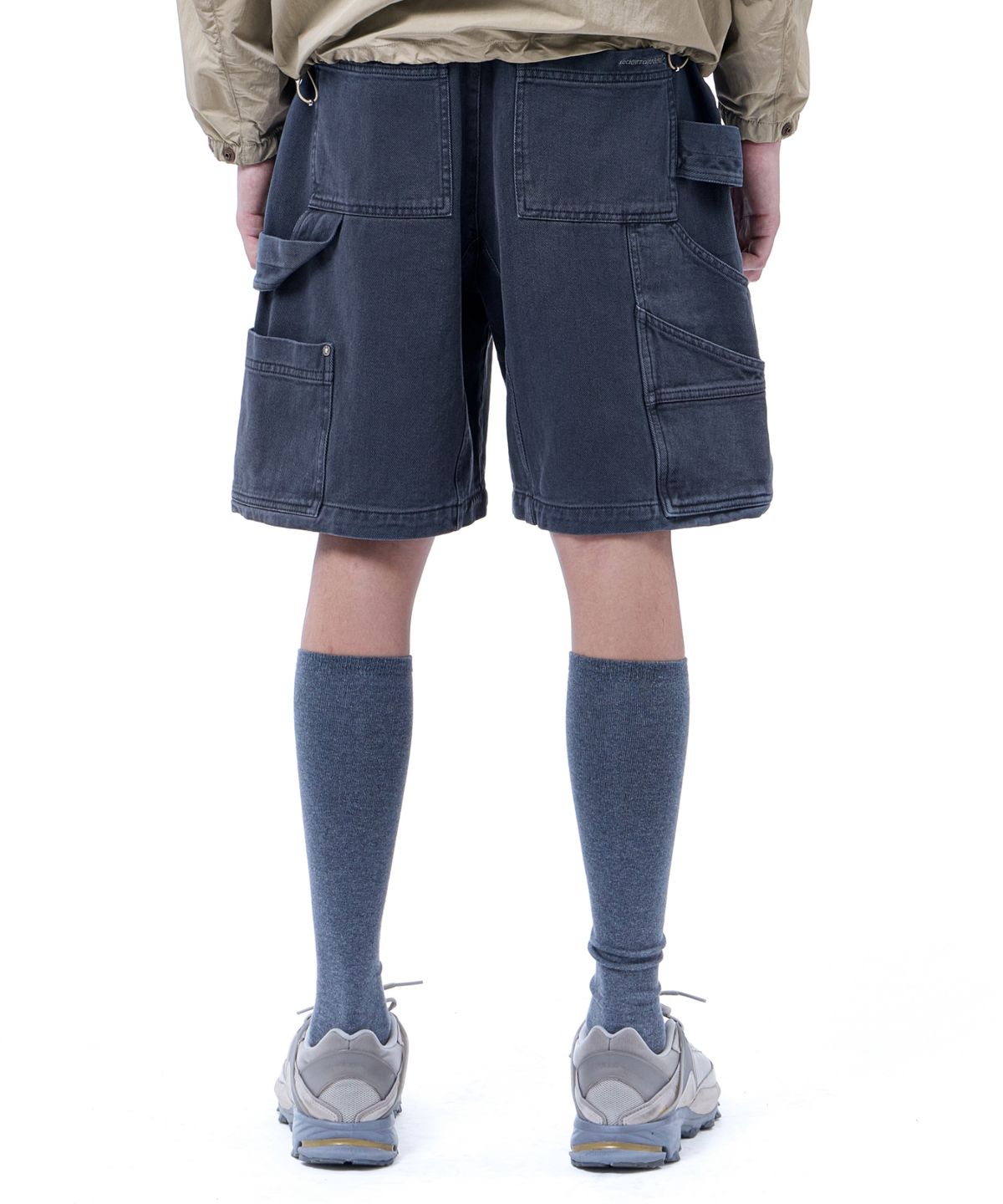 록히드마틴(LOCKHEED MARTIN) GARMENT DYED CARPENTER SHORTS (CHARCOAL)
