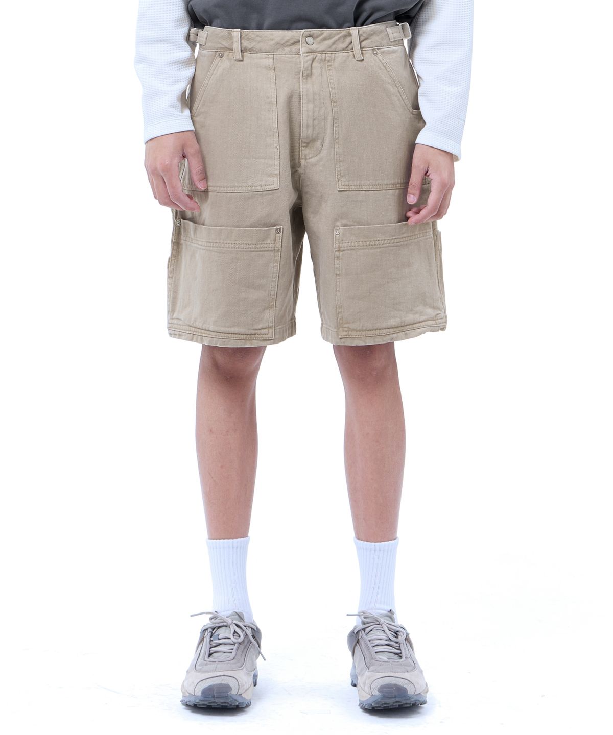 록히드마틴(LOCKHEED MARTIN) GARMENT DYED CARPENTER SHORTS (BEIGE)