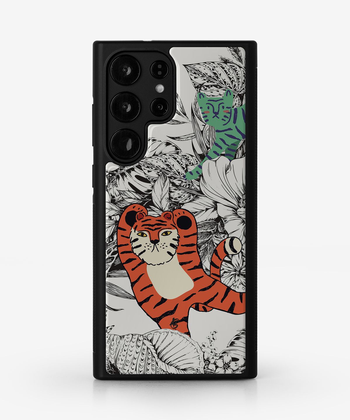 기키(GEEKY) [맥세이프 범퍼케이스] Funny Tigers garden Adventures