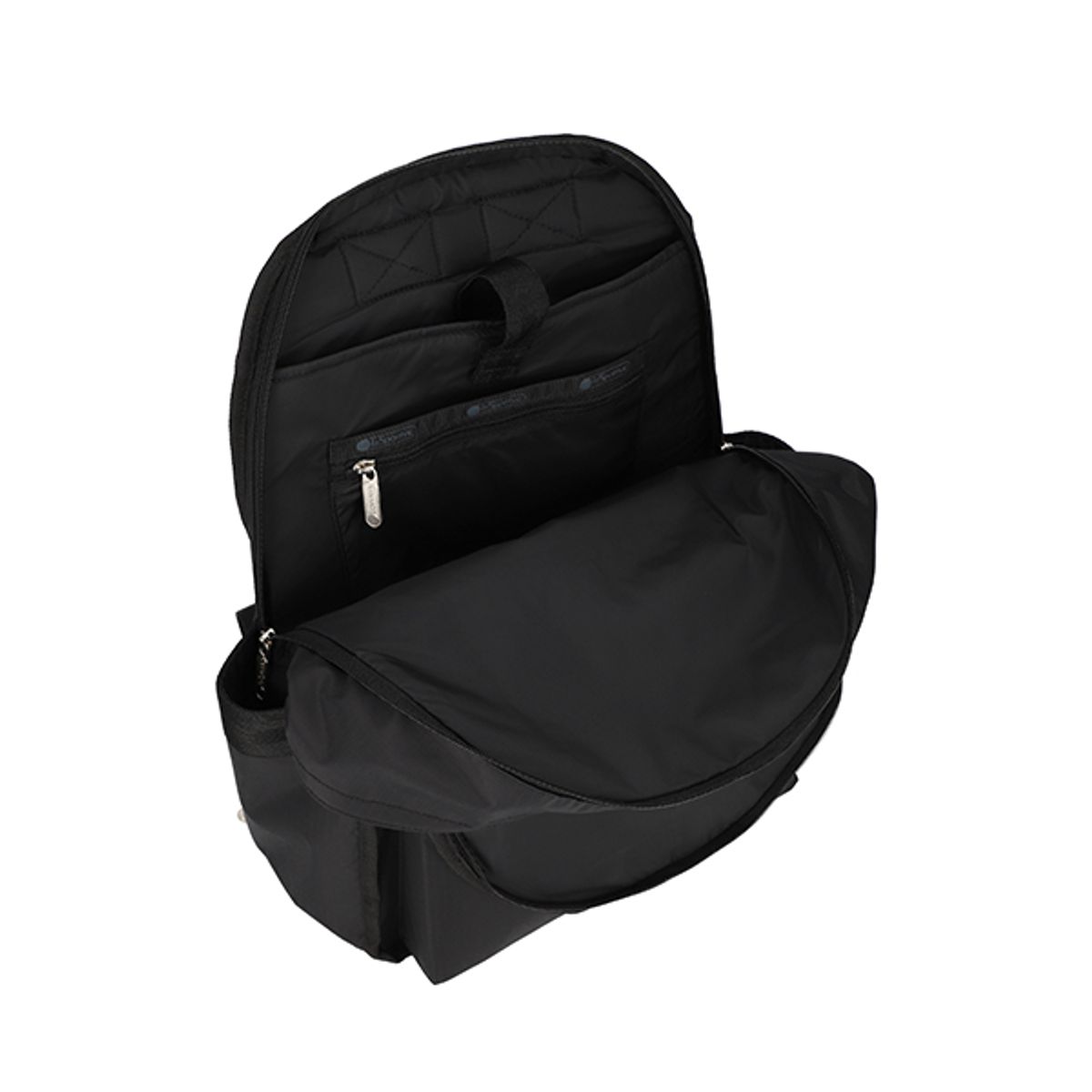 레스포색(LESPORTSAC) 리사이클드 블랙 루트 백팩 [3747.R086]
