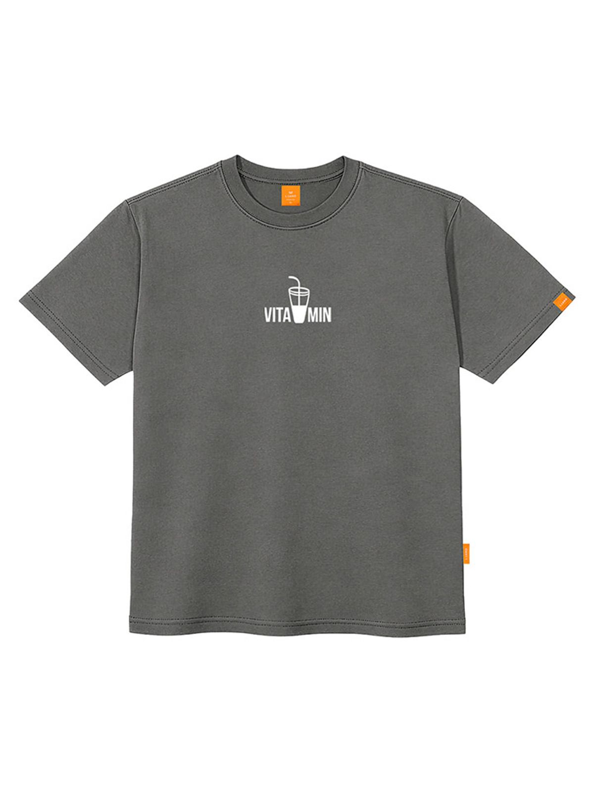 엘라모(LLAMO) 비타민 반팔티셔츠 남녀공용 빅사이즈 S~4XL