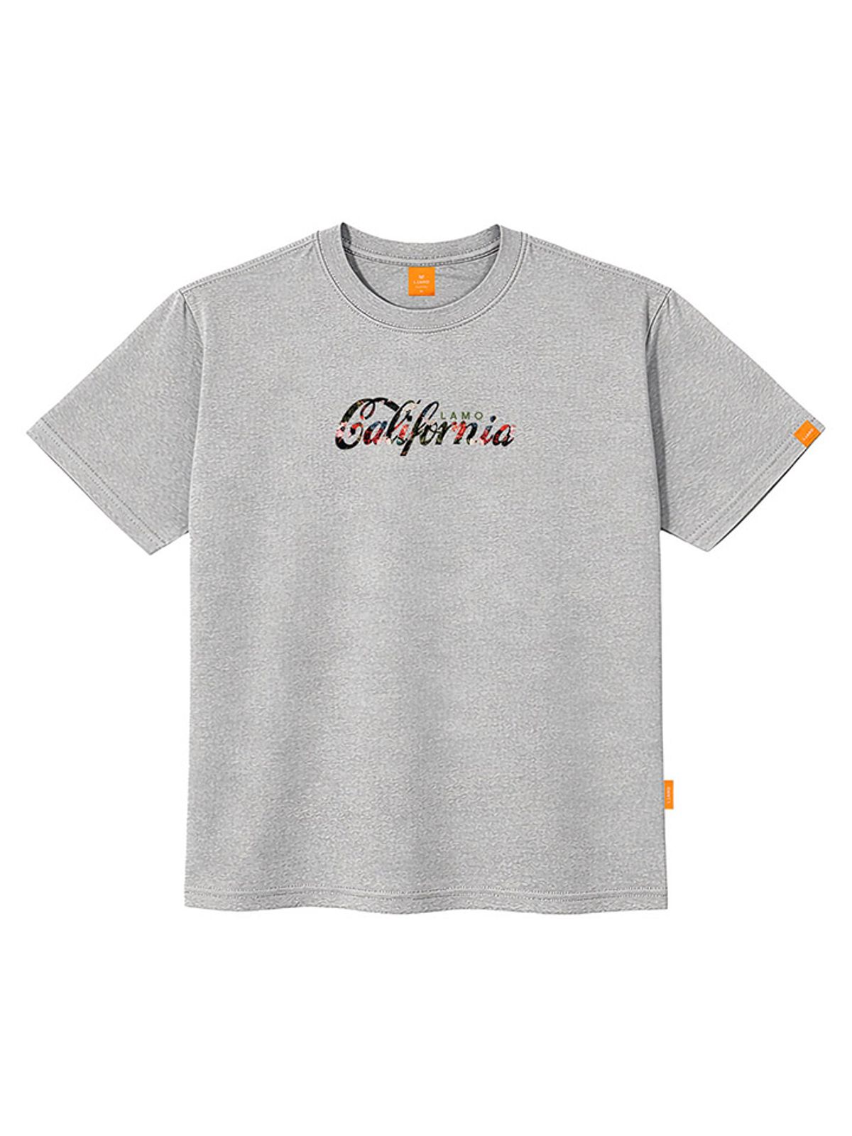 엘라모(LLAMO) 플라워캘리 반팔티셔츠 남녀공용 빅사이즈 S~4XL