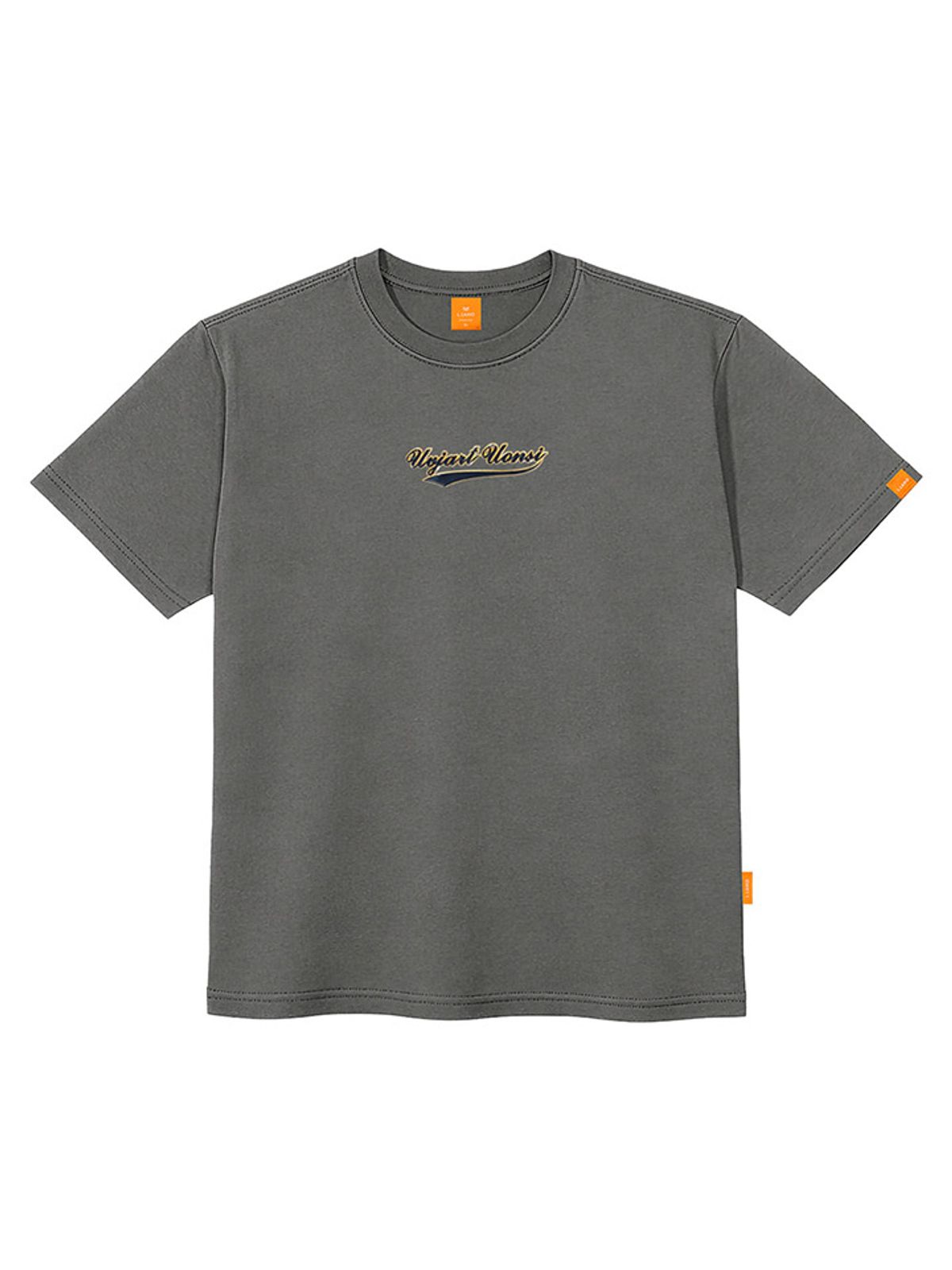 엘라모(LLAMO) 골드베이스 반팔티셔츠 남녀공용 빅사이즈 S~4XL