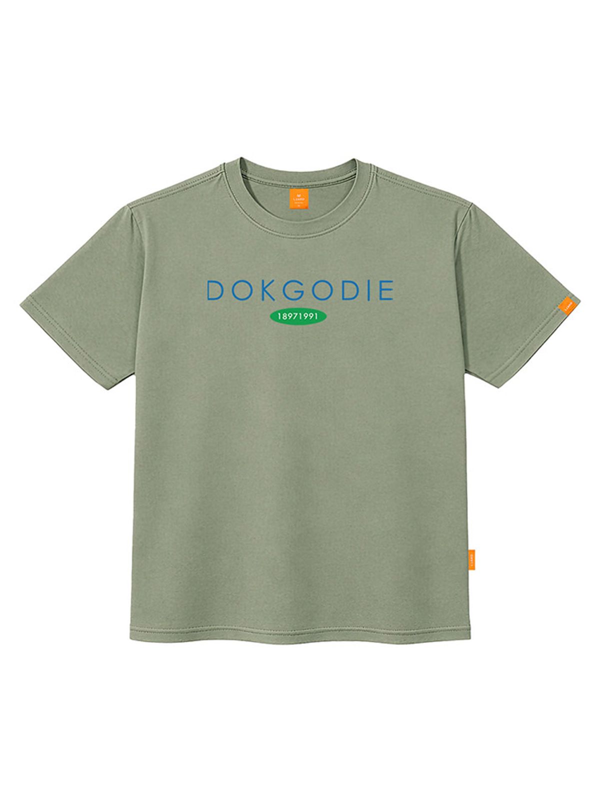 엘라모(LLAMO) 독고다이 반팔티셔츠 남녀공용 빅사이즈 S~4XL