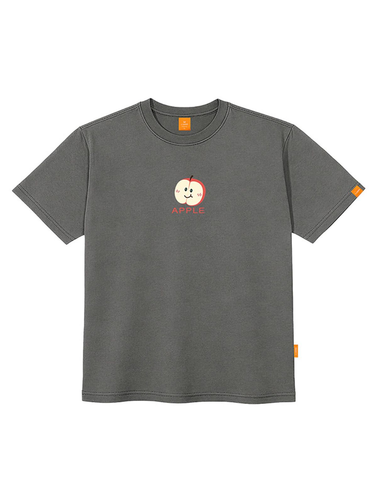 엘라모(LLAMO) 애플 반팔티셔츠 남녀공용 빅사이즈 S~4XL
