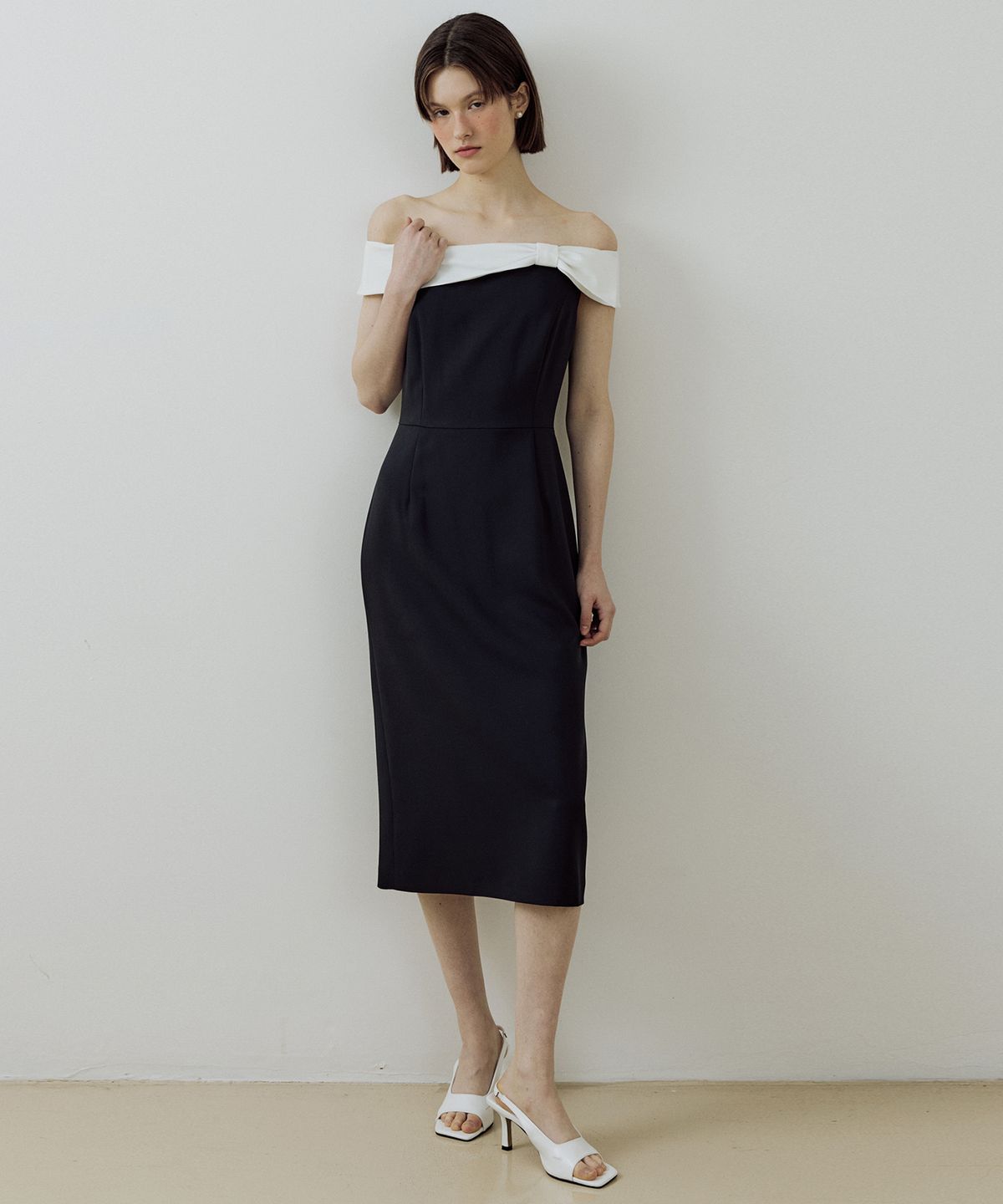 루시르주(LUCIR ZU) Tie up Ribbon One-piece (multi)