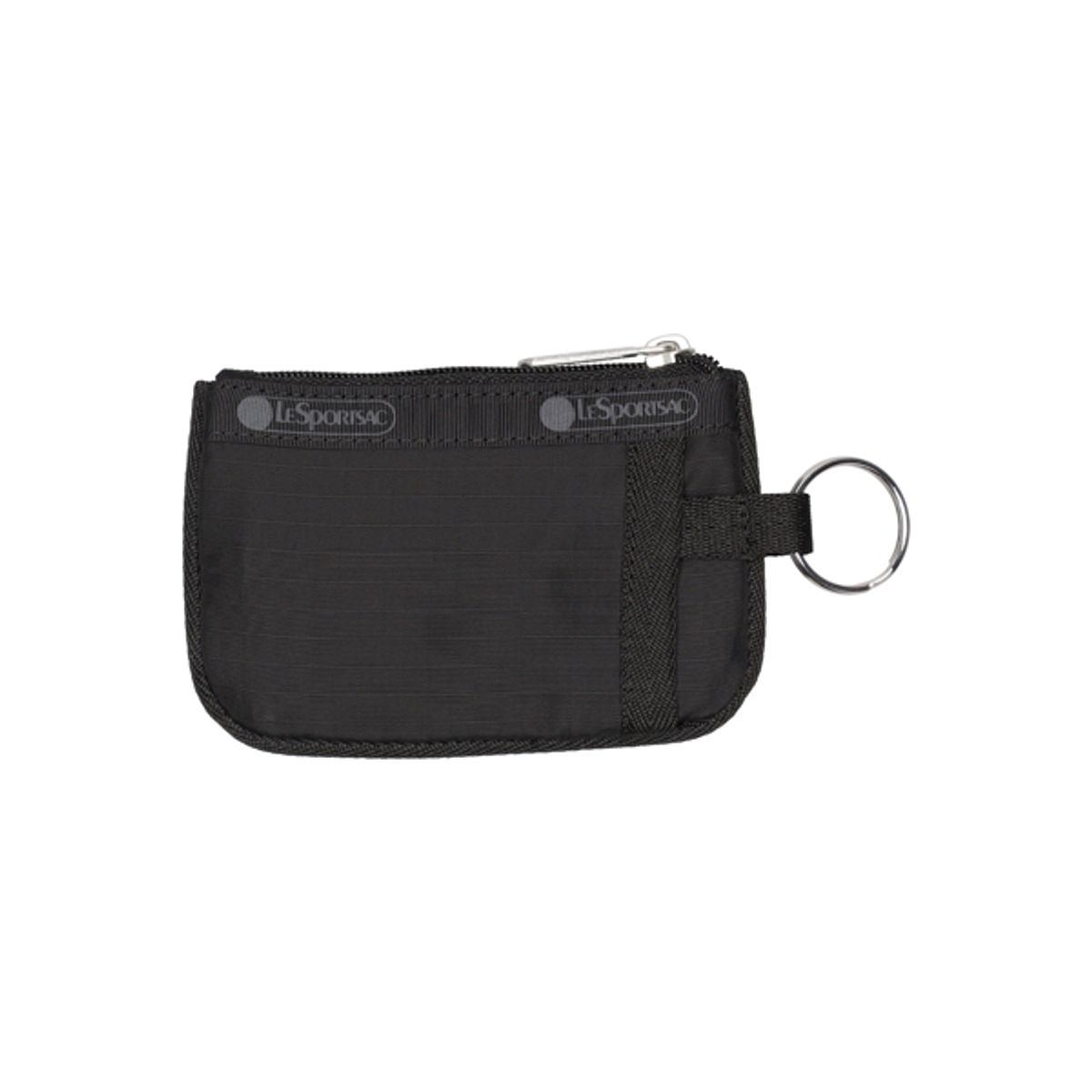 레스포색(LESPORTSAC) 리사이클드 블랙 키 카드 홀더 [4009.R086]
