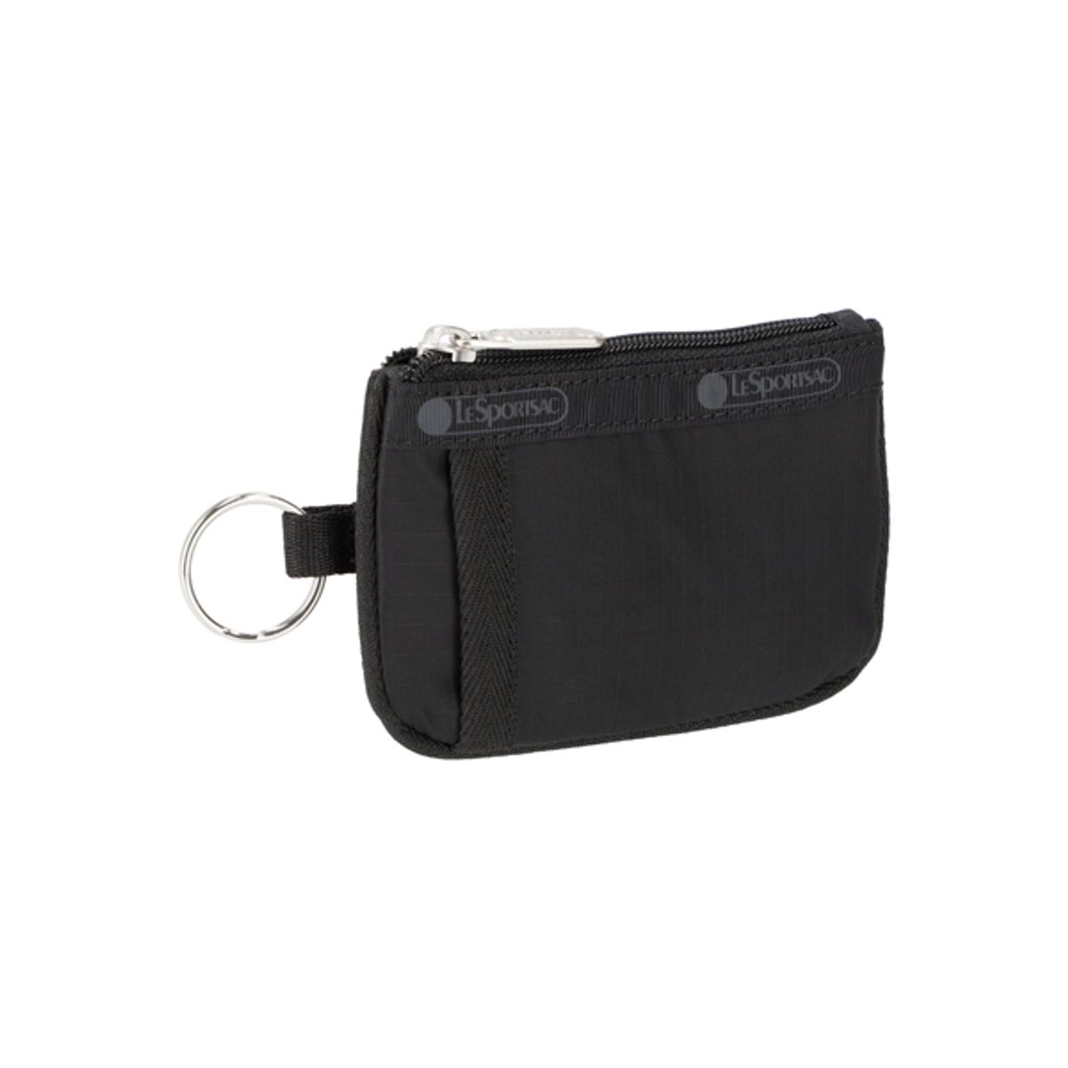 레스포색(LESPORTSAC) 리사이클드 블랙 키 카드 홀더 [4009.R086]