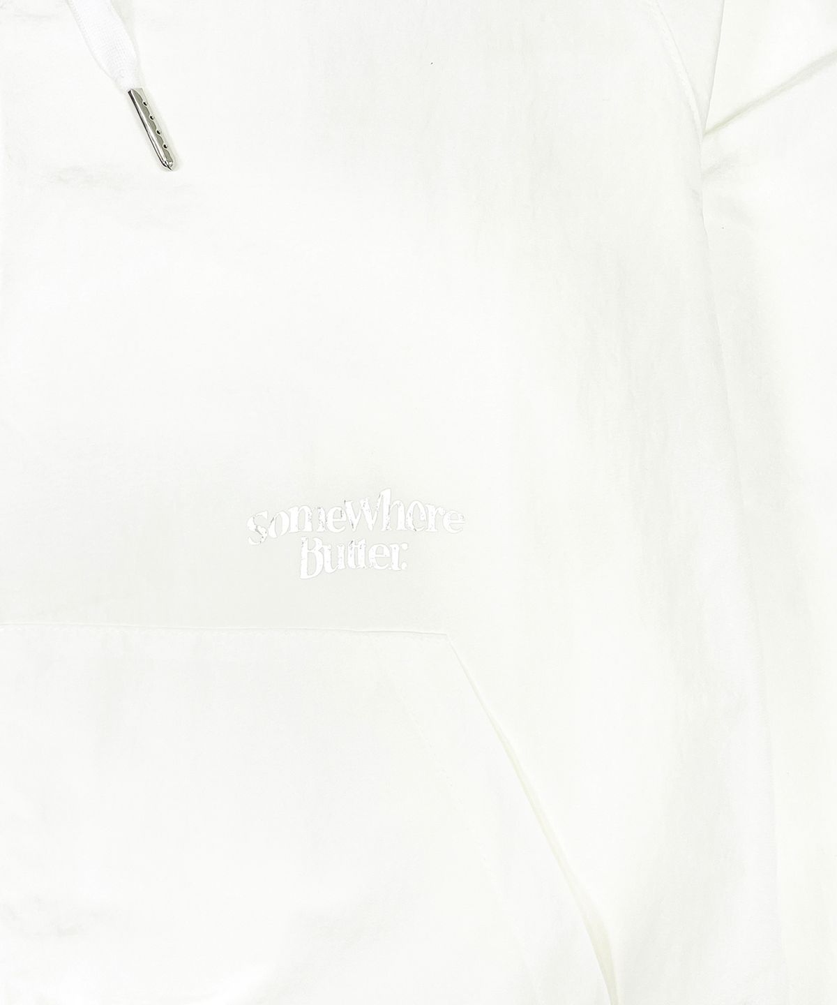 썸웨어버터(SOMEWHEREBUTTER) Line Windbreaker - Ivory