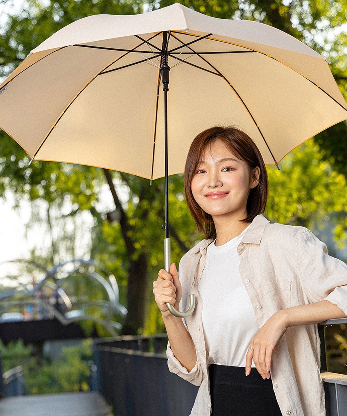 워터프론트(WATERFRONT) 베이직 점프 8K 자동 장우산